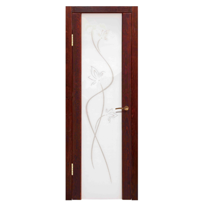 Двери из массива дерева разнообразных цветов